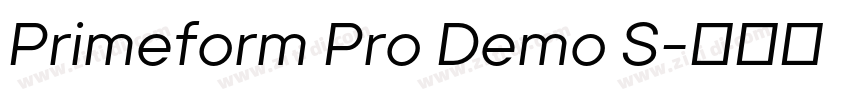 Primeform Pro Demo S字体转换